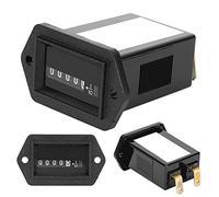 Yinhing Compteur Horaire de Générateur, Compteur DC 6 50V IP65 pour Fourgon d'ingénierie et Minuterie d'équipement