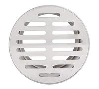 Yinhing Conception Anti-colmatage de Drain de Sol de Balcon en Acier Inoxydable avec Pince D'inclinaison Réglable pour le Drainage des Tuyaux de Toit de Cour Extérieure (110 bouche plate)