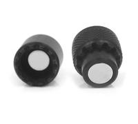 Yinhing Connecteur d'alarme de Pêche à Dégagement Rapide, 2 Pièces, Adaptateur Magnétique en Alliage d'aluminium pour Canne à Pêche à la Carpe, Pod, Bâton de Banque, Filetage 3/8 (2)
