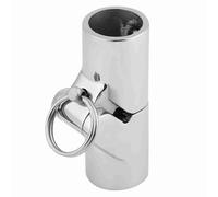 Yinhing Connexion en Acier Inoxydable pour Les Tuyaux Boat, Rampe de Main Courante Pliage Pliant Couplage Pivotant Mateau de Bateau (22 mm de diamètre)