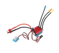 Yinhing Contrôleur de Vitesse électronique ESC sans Balais 25A pour Voiture et Bateau RC 14/16, Contrôle Précis de l'accélérateur, Réponse Rapide, Fortes Interférences, Protections Multiples,