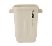 Yinhing Couchette de Cuisine Can Bac Gaspilleur Panier Compact Space Sauvegarde Design avec des Poignées Robustes Empilables pour le Bureau de Salle de Bain RV Salon de Cuisine (WHITE)