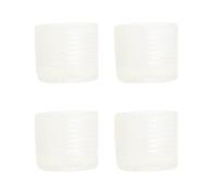 Yinhing Coussinets de Pieds en Plastique pour Machine à Coudre, 4 Pièces, Coussinets Antidérapants de Réduction des Vibrations pour HD 4452 6330 6380, Réduction du Bruit Plus Stable, Expérience de