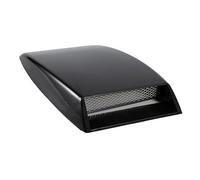 Yinhing Couvercle d'aération de Capot Blanc pour Pelle d'admission Décorative de Camion de Voiture pour Un Look personnalisé Installation Auto-adhésive Facile et Conception en Aluminium ABS (Black)