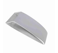 Yinhing Couvercle d'aération de Capot Blanc pour Pelle d'admission Décorative de Camion de Voiture pour Un Look personnalisé Installation Auto-adhésive Facile et Conception en Aluminium ABS (Silver)