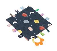 Yinhing Couverture de sécurité Douce et Mignonne avec Anneau de Dentition, Jouet Sensoriel, Idéal pour le Confort du nouveau-né, Design Câlin pour le Développement Sensoriel, Douche