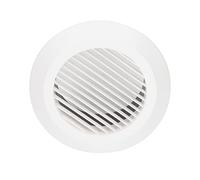 Yinhing Couverture Ronde de Grille de Persienne d'aération d'abs pour la Ventilation de Plafond de Cuisine de Bureau de Salle de Bains Taille de 4 Pouces et Conception élégante pour un Flux 'air