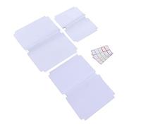 Yinhing Couvertures de Livres en Plastique Transparent givré, 30 Pièces, Pochette pour Manuels Scolaires, Fournitures Scolaires, Adaptées à Différentes Tailles