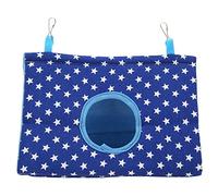 Yinhing CozyBird Tente Triangulaire à Suspendre pour Oiseaux, Lit Hamac Chaud en Flanelle avec Trou d'accès Rond, Nichoir Polyvalent pour Perruches et Perruches (Tapez 2)