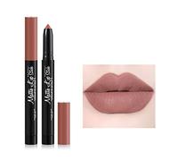 Yinhing Crayon à Lèvres Mat Crayon à Lèvres Couverture Complète Couleurs Riches et Brillantes Pâte de Haricots Super Douce Rose Rouge à (3 tailles)