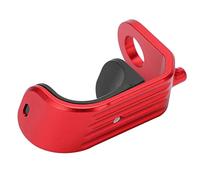 Yinhing Crochet Léger en Alliage d'aluminium à Boucle en Forme de E pour un Design Compact et Facile à Transporter et à Installer, Accessoire pour les Cyclistes (rouge)