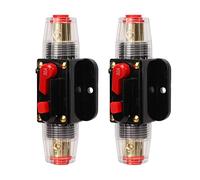Yinhing Disjoncteur Inline 100A 12-24V avec Support à Réarmement Manuel,