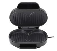 Yinhing Double Machine à Sandwich électrique pour Petit-déjeuner, Cuisson Rapide, Antiadhésive, Double Grill, Presse à Panini, Machine à Hamburgers pour la Cuisine à Domicile, (Prise UE 220 V)