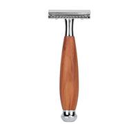 Yinhing Double pour Homme avec Manche en Bois Manuel, Outil de Toilettage pour un Rasage, Idéal pour la Maison ou les voyages.