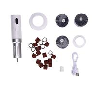 Yinhing Électrique Éliminateur de Callosités Pied 6 Vitesses Rechargeable | 30 disques 20 anneaux Corps en métal ABS Type C charge 3h d\'autonomie pour les soins des pieds à domicile et en voyage