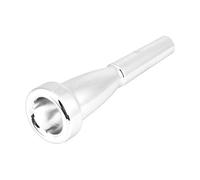 Yinhing Embout de Trompette de Taille 3C, Accessoire de Trompette en Cuivre Pur et Argent pour Musiciens, Pièce de en Métal de Haute qualité (SILVER)