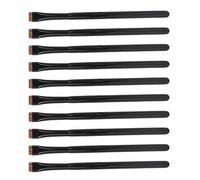 Yinhing Ensemble de 10 Pinceaux Plats pour Eye-liner, Pinceaux Professionnels Ultra Fins et Doux pour le Maquillage des Yeux, Outil de beauté Essentiel pour les Maquilleurs Experts et les Débutants
