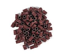 Yinhing Ensemble de Bandes Abrasives pour Perceuse à Ongles, 300 Pièces de qualité Professionnelle, Anneaux avec 2 Embouts pour Manucure et Pédicure, Salon D'art, Usage Domestique