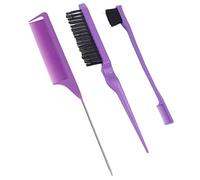 Yinhing Ensemble de Peignes de Salon de Coiffure Kit de Peignes de Coiffure Professionnels pour Lisser le Coiffage et la Teinture des Cheveux Comprend un Peigne à Queue de Rat et des