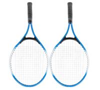 Yinhing Ensemble de Raquettes de Tennis en Alliage de Fer avec Raquette d'entraînement de Haute qualité, Couleur Bleu Vif, Comprend Un Sac de Tennis et Un Sac de Transport pour Les Jeunes Joueurs