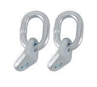 Yinhing Ensemble de Supports de Levage 7100, 4 Supports de Levage de Moteur Robustes, capacité de 5 500 LB, en Acier Inoxydable, avec Trou de Connexion de 3/8 Po et Diamètre de Boulon