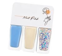 Yinhing Ensemble de Vernis à Ongles à Base D'eau, Couleur Vive et Délicate, Facile à Décoller, Séchage Rapide, sans Odeur Irritante, Séchage Rapide avec Apprêt et Couche de Finition (T12)