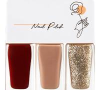 Yinhing Ensemble de Vernis à Ongles à Base D'eau, Couleur Vive et Délicate, Facile à Décoller, Séchage Rapide, sans Odeur Irritante, Séchage Rapide avec Apprêt et Couche de Finition (T02)