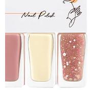 Yinhing Ensemble de Vernis à Ongles à Base D'eau, Couleur Vive et Délicate, Facile à Décoller, Séchage Rapide, sans Odeur Irritante, Séchage Rapide avec Apprêt et Couche de Finition (T13)