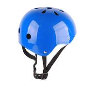 Yinhing Ensemble d'équipement de Protection pour Casque pour Enfants avec Coudières et Genouillères en Mousse, Accessoires pour Draisiennes, Scooters, Patinage à roulettes et , Design Bleu élégant