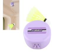 Yinhing Entraîneur de Badminton avec Télécommande, Entraîneur d'entraînement en Hauteur, Conception Stable à Clipser, Cordon élastique en Latex pour Une Utilisation Intérieure/extérieure, Outil