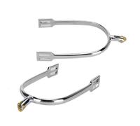 Yinhing Éperons de Cheval Anglais en Alliage de Zinc avec Accessoire d'équitation Rotatif en Cuivre pour Un Contrôle et Un Entraînement Améliorés, Idéal pour Les Loisirs de Compétition équestre
