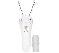 Yinhing Épilateur électrique à Filetage, épilateur à Chargement USB pour le Visage avec épilation Physique, Conception de Commutateur à Bouton, Batterie 500mAh (GOLD)