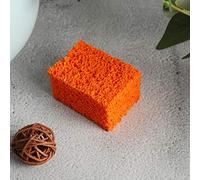 Yinhing Éponge à Stippler Orange, Gros Trous, Outil de Maquillage en | Le matériau en caoutchouc crée des blessures pour le film Halloween Party, taille portable compatible avec le faux gel et