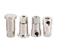 Yinhing Essieu de Roue Avant et Arrière Rc pour Voiture Télécommandée WPL D12, Pièces de Rechange en Métal de qualité Supérieure, Accessoires pour des Performances et Une durabilité Améliorées