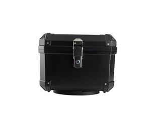 Yinhing Étui à Bagages Arrière de Moto de Grande capacité 48 L, Conception à Dégagement Rapide, Boîte de Rangement de Queue de Moto équipée de 2 Clés et de Bandes Réfléchissantes pour Une visibilité