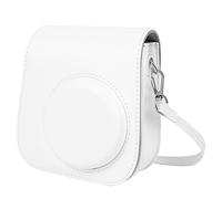Yinhing Étui en Cuir PU avec Bandoulière pour 11 Appareils Photo dans Un Design élégant et Polyvalent pour Les Amateurs de Photographie de Voyage et Une Utilisation Quotidienne (White)
