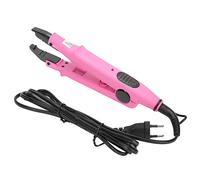 Yinhing Fer D'extension de Cheveux Professionnel, Outil de Chauffage en PTFE de Haute qualité, Connecteur de Chaleur Uniforme, Dispositif de Coiffure pour Salon à Usage Domestique, ABS (Prise UE)