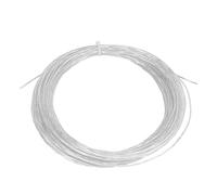 Yinhing Fil de Remplacement en Nylon élastique pour Raquette de Tennis, 12,2 M, 0,30 Mm, pour des Performances Améliorées dans Le Sport, Idéal pour Les Professionnels et Les Passionnés (White)