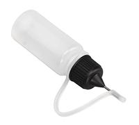 Yinhing Flacon Applicateur à Pointe D'aiguille Bouteille à Presser Translucide Souple de 10 ML avec Tube D'aiguille en Acier Inoxydable de 1 Mm pour Les Artistes et Les Professionnels