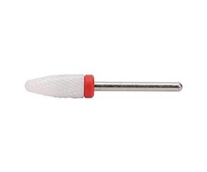 Yinhing Foret à Ongles en Céramique Bote Jaune en Forme de Maïs, Accessoire de Rectifieuse électrique Léger et Portable pour Sculpter, Polir et Remodeler les Ongles (#4)