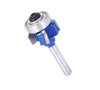 Yinhing Fraise à Bordure Ronde à 4 Dents, Mèche de Routeur de 8 Mm pour Tondeuses électriques, Machines à Graver, Outil de Fraisage Précis du Bois pour un Usage Professionnel de Bricolage (Couteau à