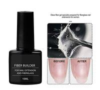 Yinhing Gel de Fibre de Verre pour Extensions d'ongles, Colle d'extension Professionnelle pour Nail Art, Outils de Manucure pour Salon et Usage Domestique, Application Facile et Processus de