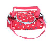 Yinhing Harnais pour Chien Respirant et Lavable pour Petits Chiens, Bandes Lombaires pour Soutien du Dos, Aide à la Récupération Portable, Ajustement Confortable, Idéal pour Les Voyages (Rose Rouge)
