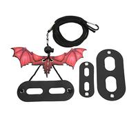 Yinhing Harnais pour Petits Reptiles pour Dragons Barbus, Hamsters et Lézards, Laisse Souple, Idéal pour Les Promenades en Plein Air, Les Voyages et Les Aventures, Couleur pour des Tenues élégantes