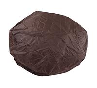 Yinhing Housse de Mobilier d'extérieur pour Baignoire Ronde 190 Cm, en Taffetas de Polyester argenté, 215 X 70 Cm, Pluie et Rayons pour Votre Espace café (Café)