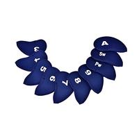 Yinhing Housses en Fer Néoprène, 10 Pièces, avec Identification des Chiffres et des Lettres, Couleur pour Une Organisation Facile sur Le Parcours (Blue)