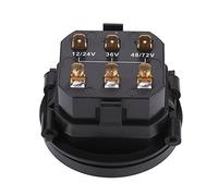 Yinhing Indicateur de Batterie Numérique à LED avec Compteur Horaire pour Surveillance de Batterie de Chariot 12 V/24 V/36 V/48 V/72 V avec Fonction d'avertissement de Faible Niveau et de Rappel de