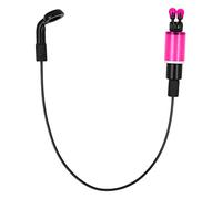Yinhing Indicateur de Morsure de Pêche à la Carpe, Alarme Haute visibilité avec Clip de Tension, Chaîne en Acier Inoxydable, Idéal pour Les Amateurs de Pêche (Pink)
