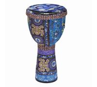 Yinhing Instrument de Percussion djembé Portable de 8 Pouces à Main Africaine avec des Motifs Artistiques Vibrants, Outil Musical pour le Développement Précoce et le Jeu dans l'éducation Musicale (4)