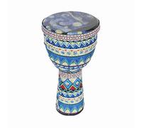 Yinhing Instrument de Percussion djembé Portable de 8 Pouces à Main Africaine avec des Motifs Artistiques Vibrants, Outil Musical pour le Développement Précoce et le Jeu dans l'éducation Musicale (3)